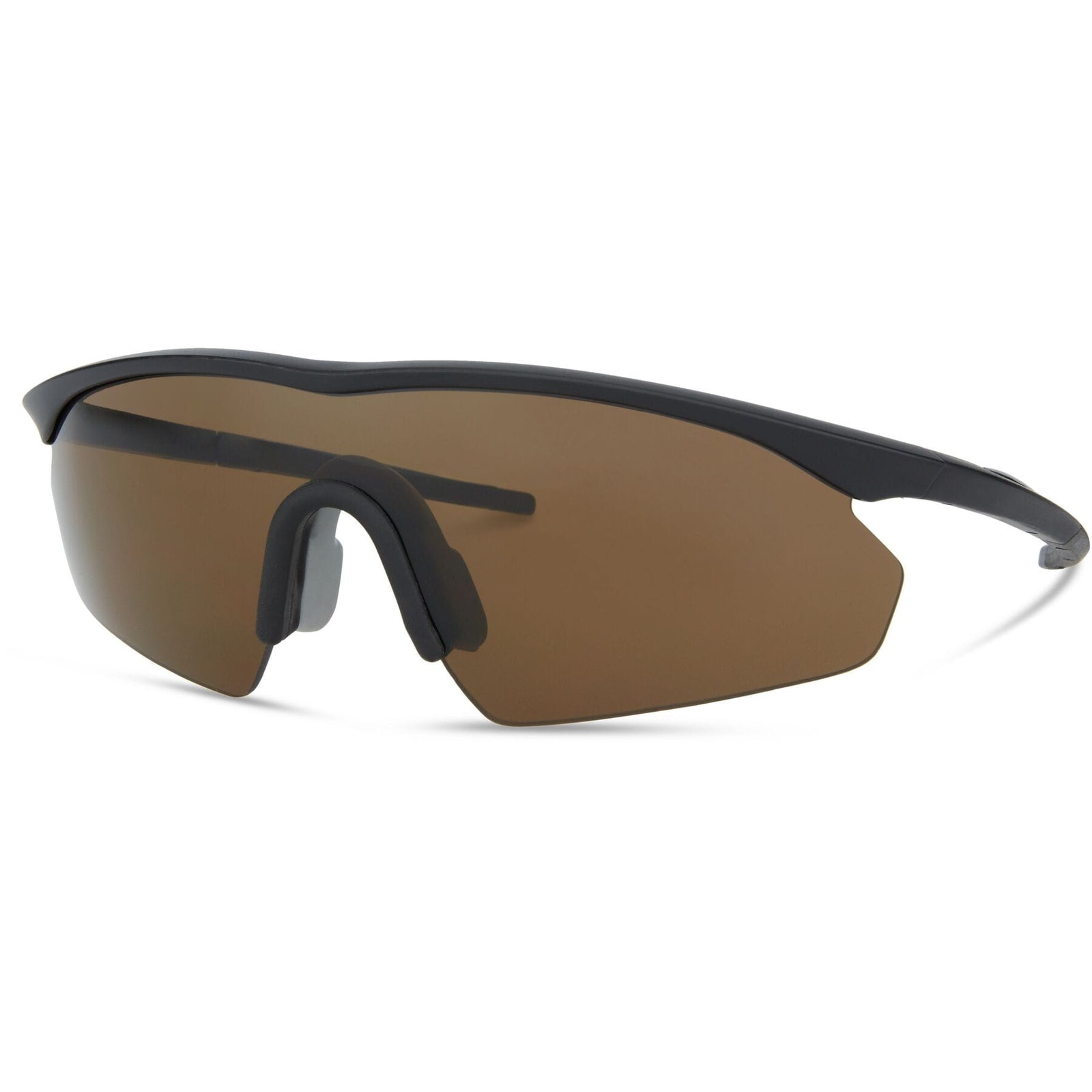 D'Arcs Matt Black Sunglasses 3 Lens pack - Dark / Amber / Clear