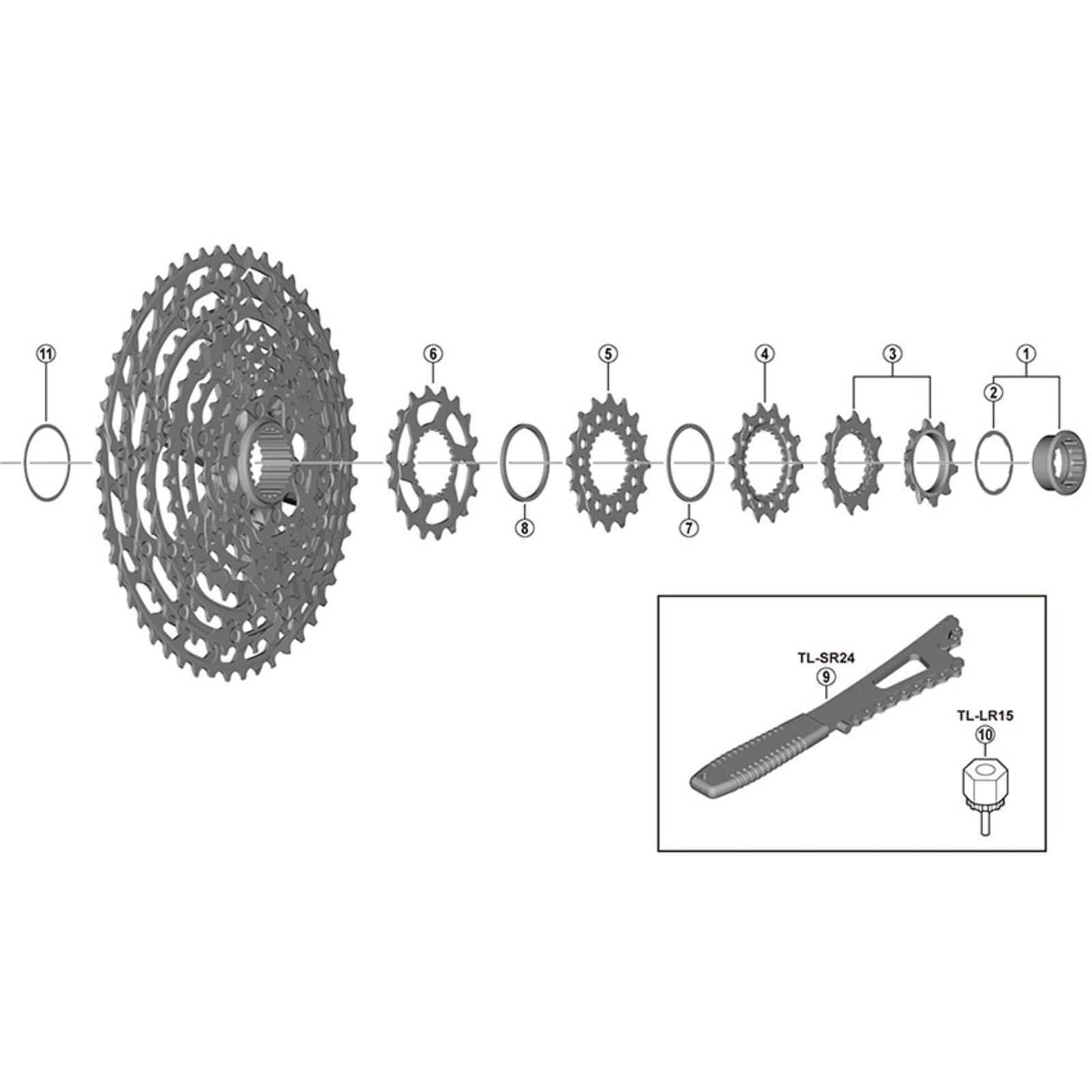 CS-M7100 Lock Ring & Spacer
